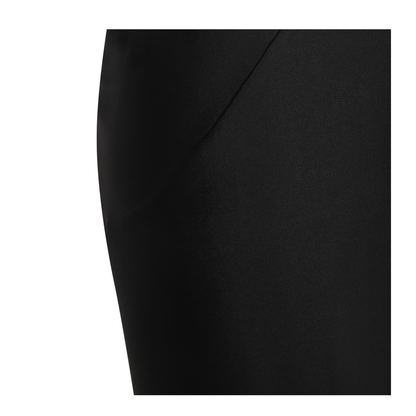 Black Viscose Midi Skirt