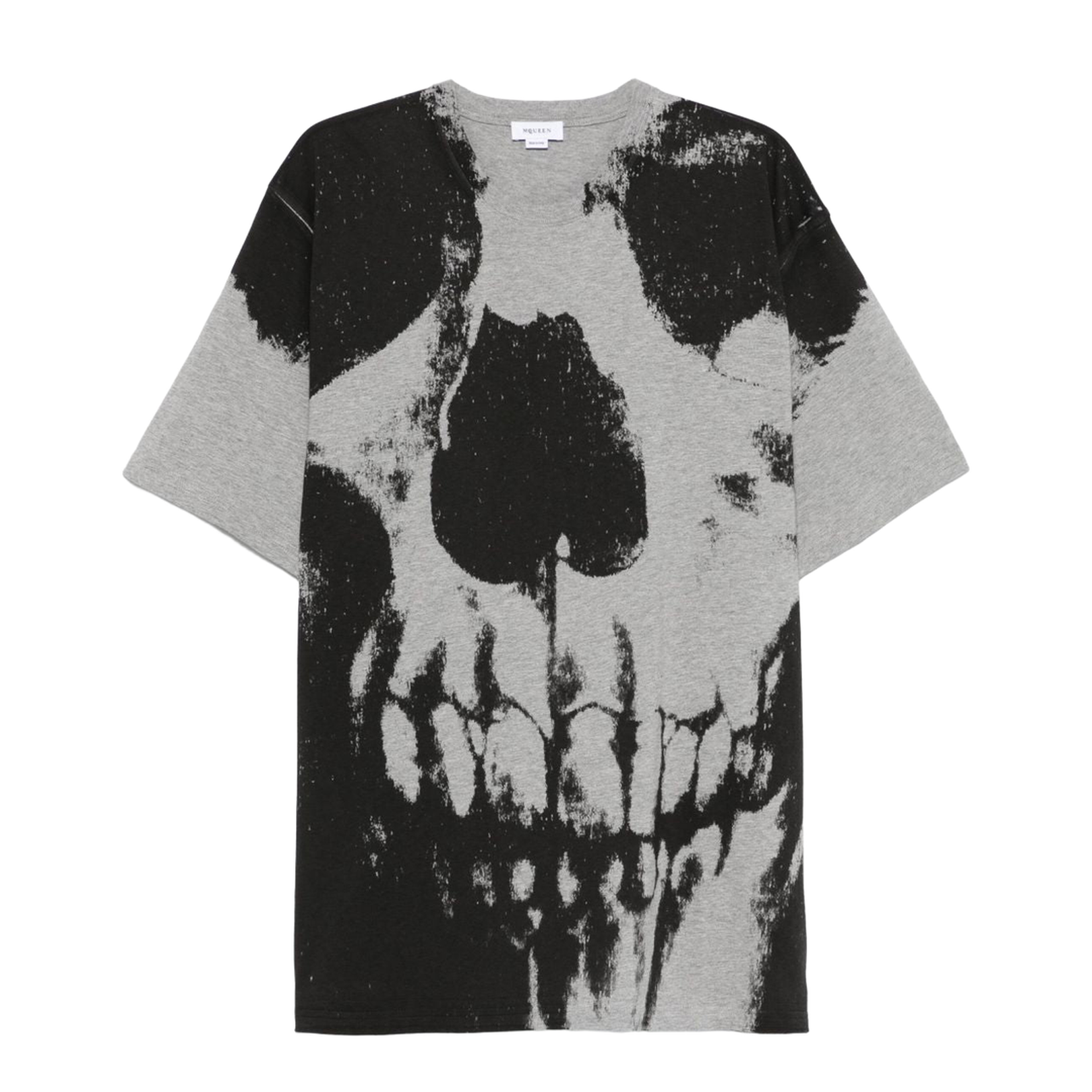 Skull Print Cotton T-shirt