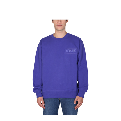 Sweatshirt with Logo Patch