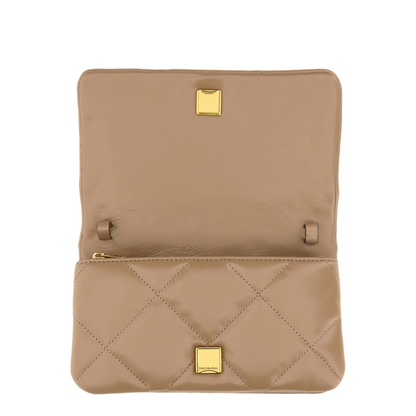 Kira Diamond Quilt Wallet On Chain