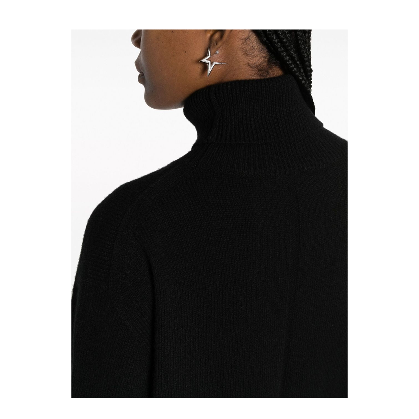Stepny Turtleneck Black in Wool and Cashmere