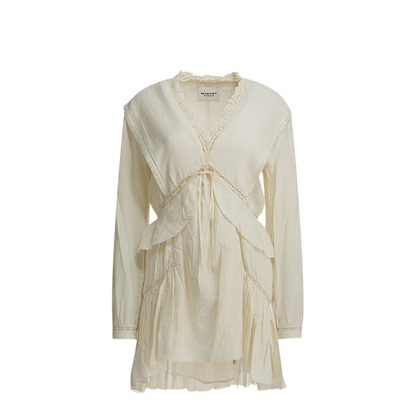 MAYFEYR -  - Damya Cotton Linen Short Dress - 26PRO0974FAD1J11E23EC