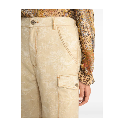MAYFEYR - Etro - Floral Jacquard Canvas Cargo Trousers - WRNB003399TJEK7