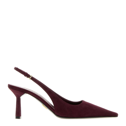 MAYFEYR - Prada - Aubergine Suede Pumps - 1I673OF075008F0007