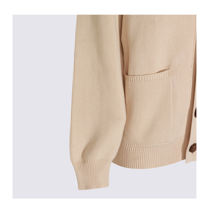 Cotton V-Necked Cardigan