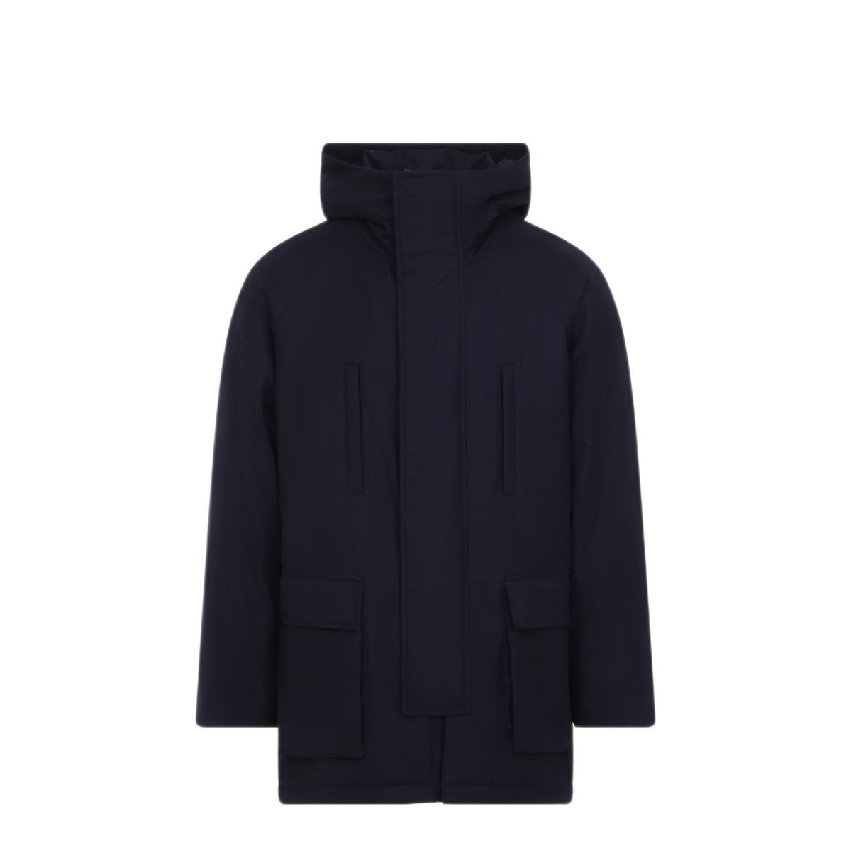 MAYFEYR - GIORGIO ARMANI - Caban Coat In Navy Wool - GM003928TE13516UB102