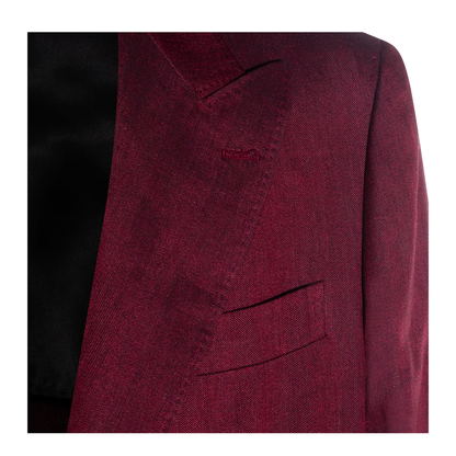 Men's Linen Suit - Red
