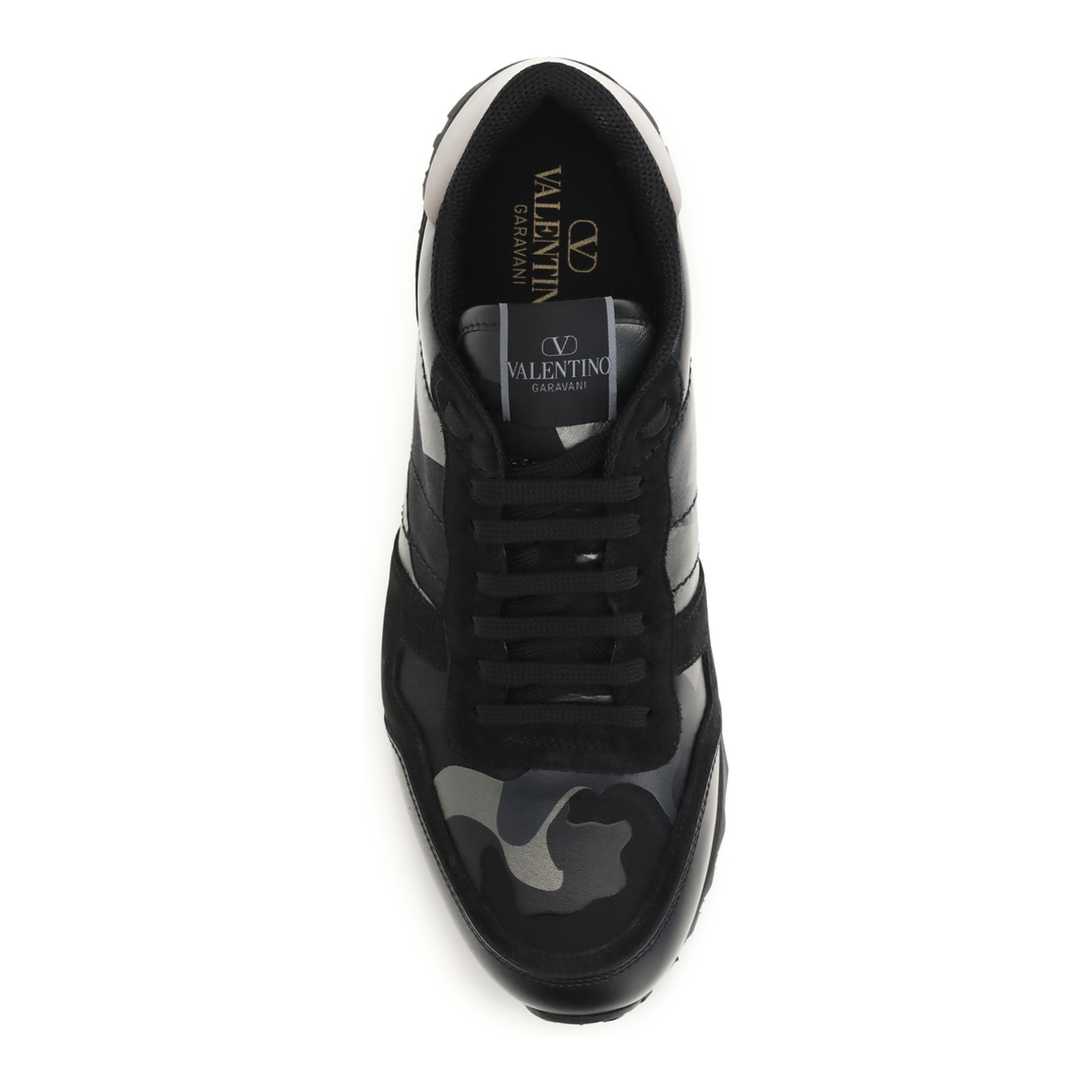 MAYFEYR - Valentino - Rockrunner Camouflage Laminated Sneakers - 9Y2S0723NTAE43