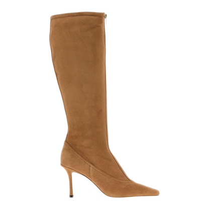 MAYFEYR - Jimmy Choo - Camel Suede Jozi Boots - JOZIKB85VSGTOFTED