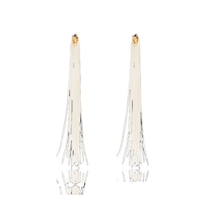 Earrings with Long Tassels