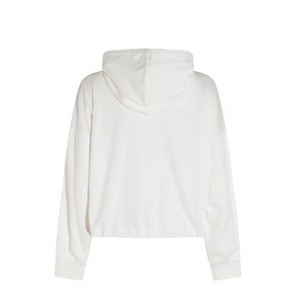 Hooded Zip-Up Sweatshirt in Technical Cotton Jersey