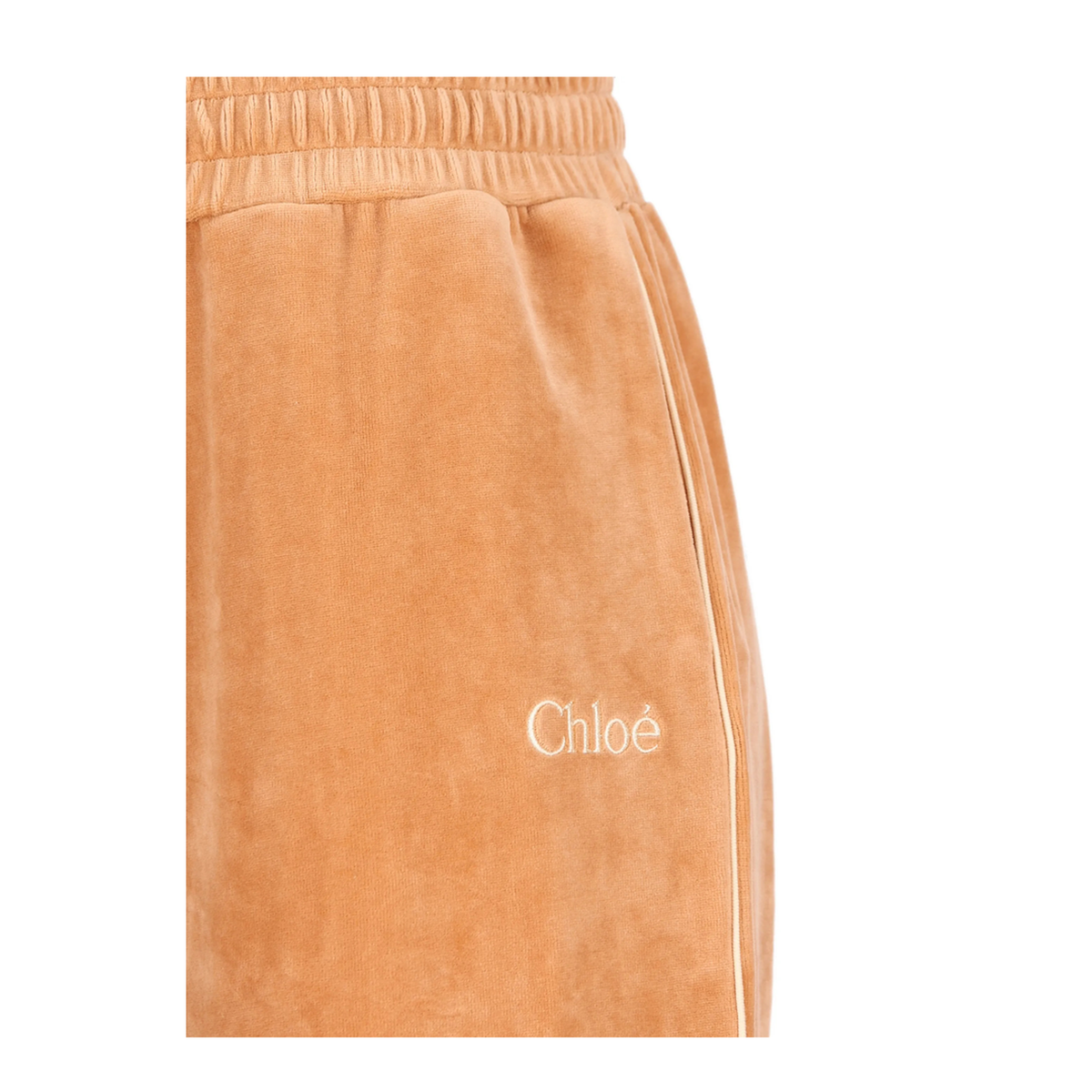 Peach Velvet Joggers