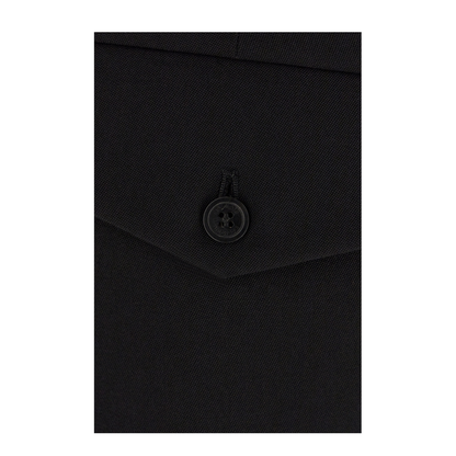 Black Wool Bermuda Shorts