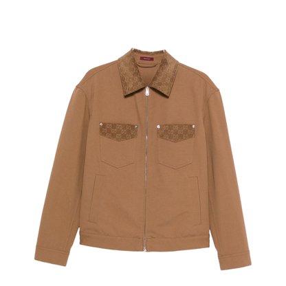 Jacket with Zipper and Collar