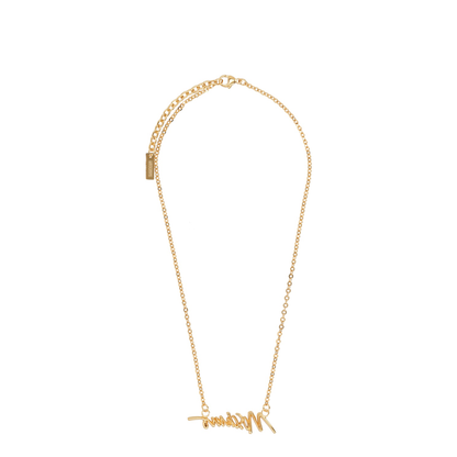 MAYFEYR - Moschino - Logo Necklace - 911384020606