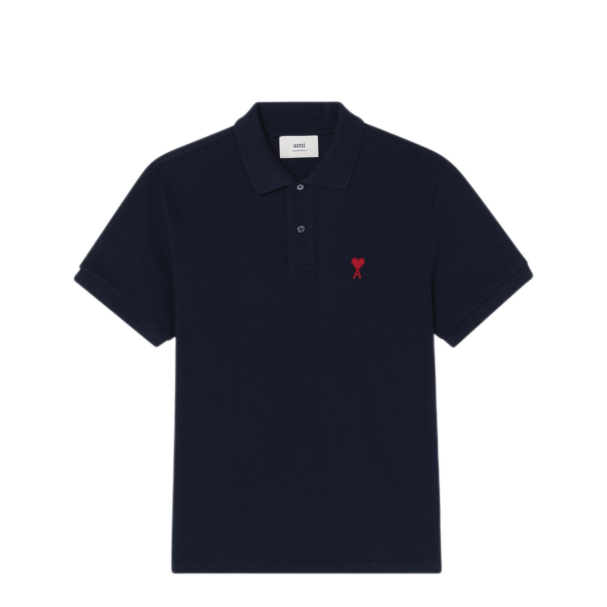 MAYFEYR - Ami Paris - Polo Ami De Coeur Blue - BFUPL001U760430