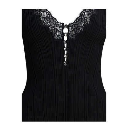 MAYFEYR - Self Portrait - Top With Lace - AW25042TBBLACK