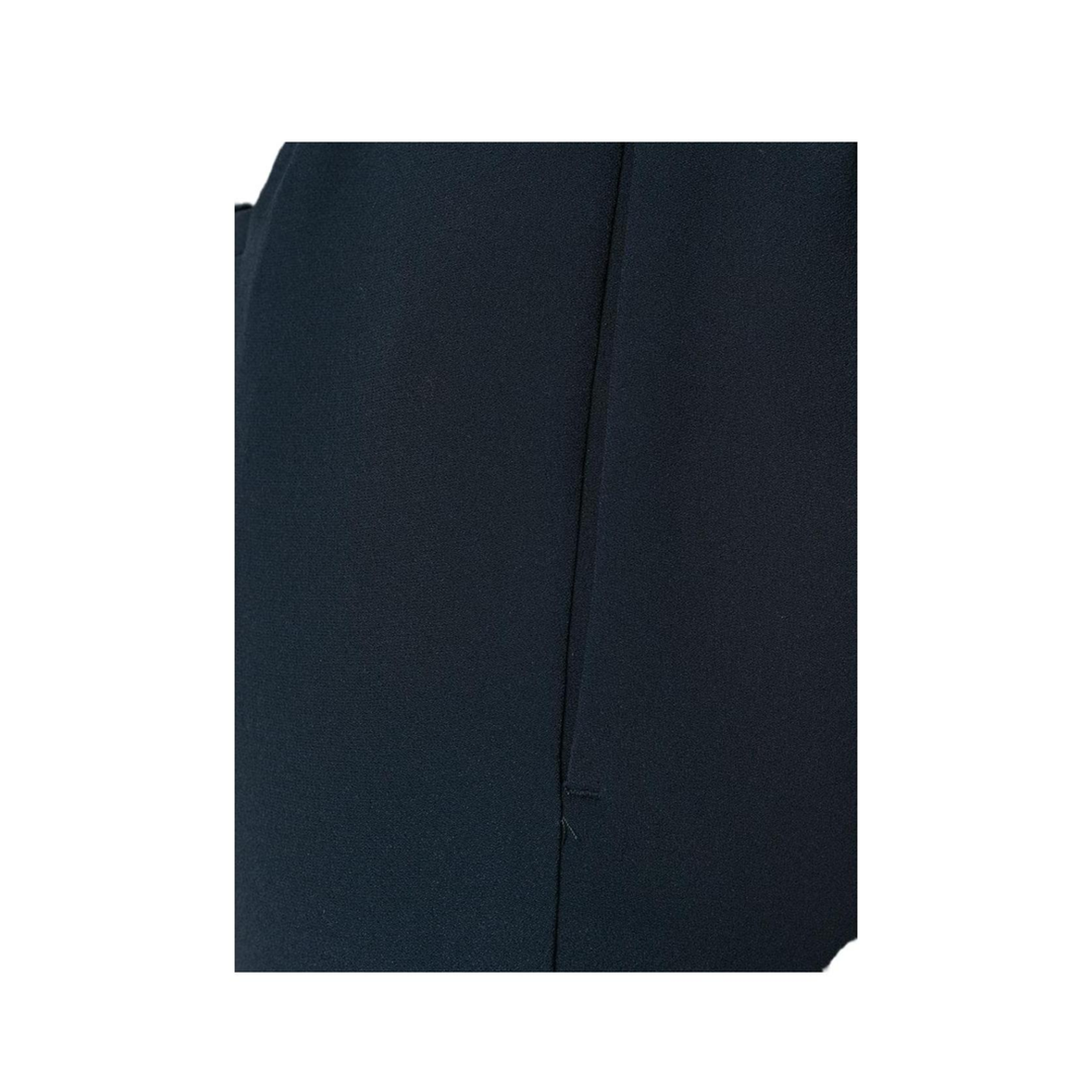 Silk Blend Trousers Dark Blue