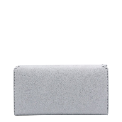 Falabella Continental Wallet With Chain - Light Grey