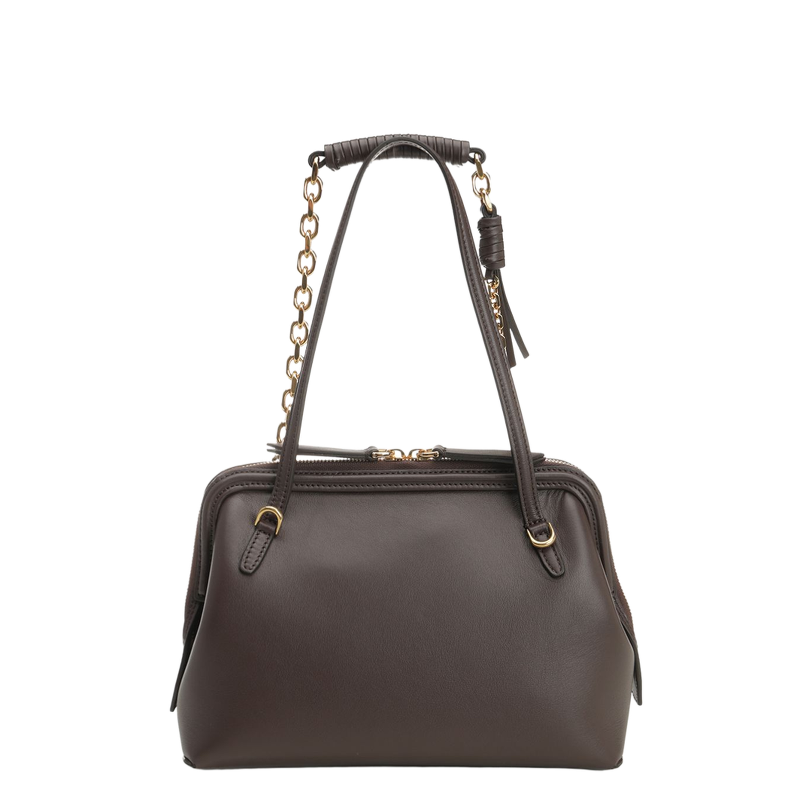Leather Granny Shoulder Bag