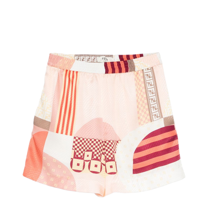 Silk Multicolour Shorts