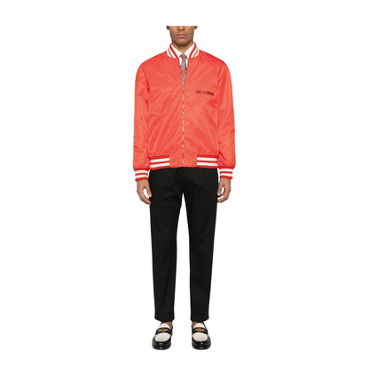 Chez Valentino-Print Bomber Jacket