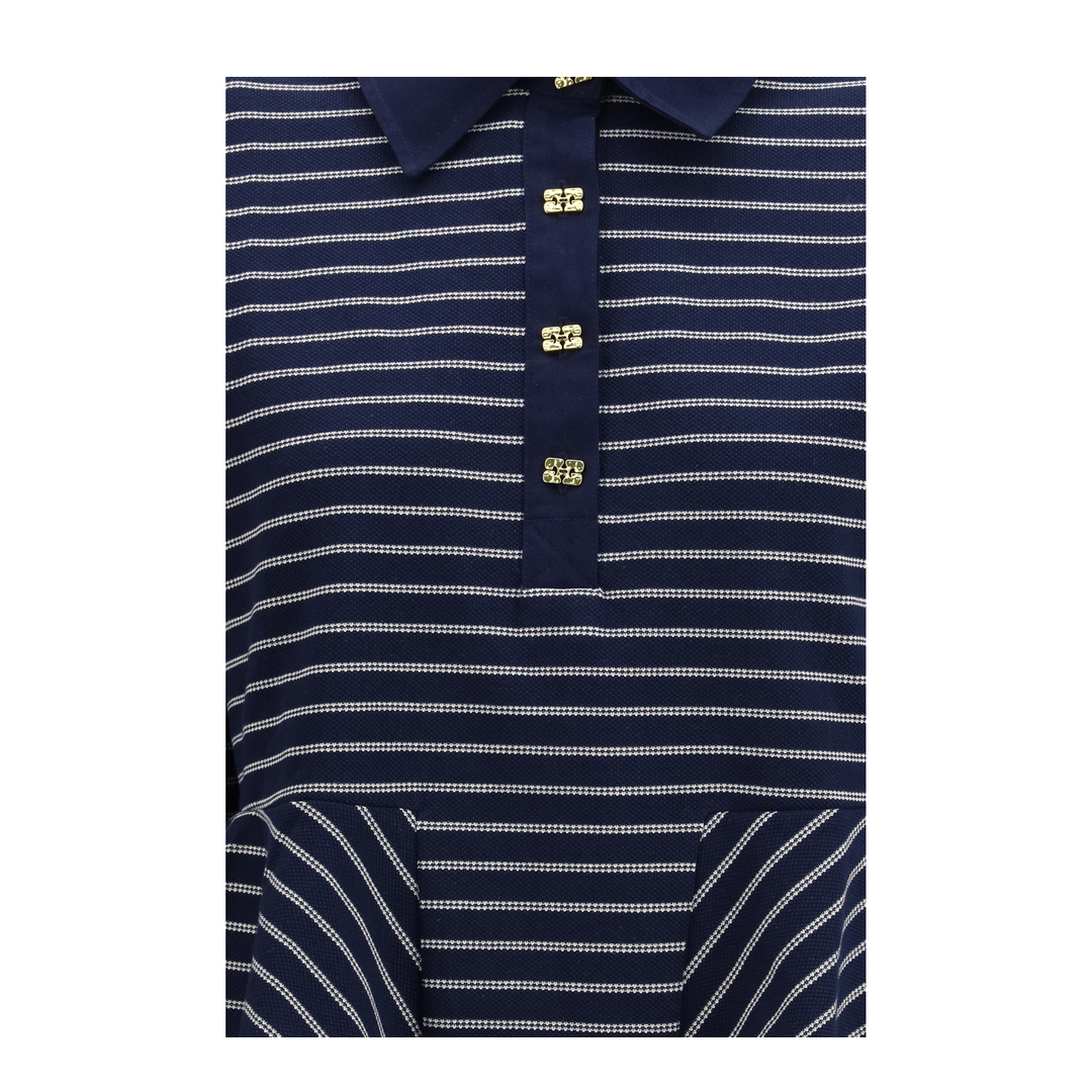 MAYFEYR - Ganni - Striped Polo Shirt - A1050063
