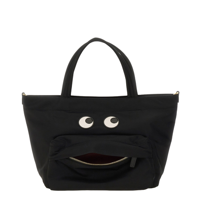 Eyes Mini ECONYL® Tote Bag - Black