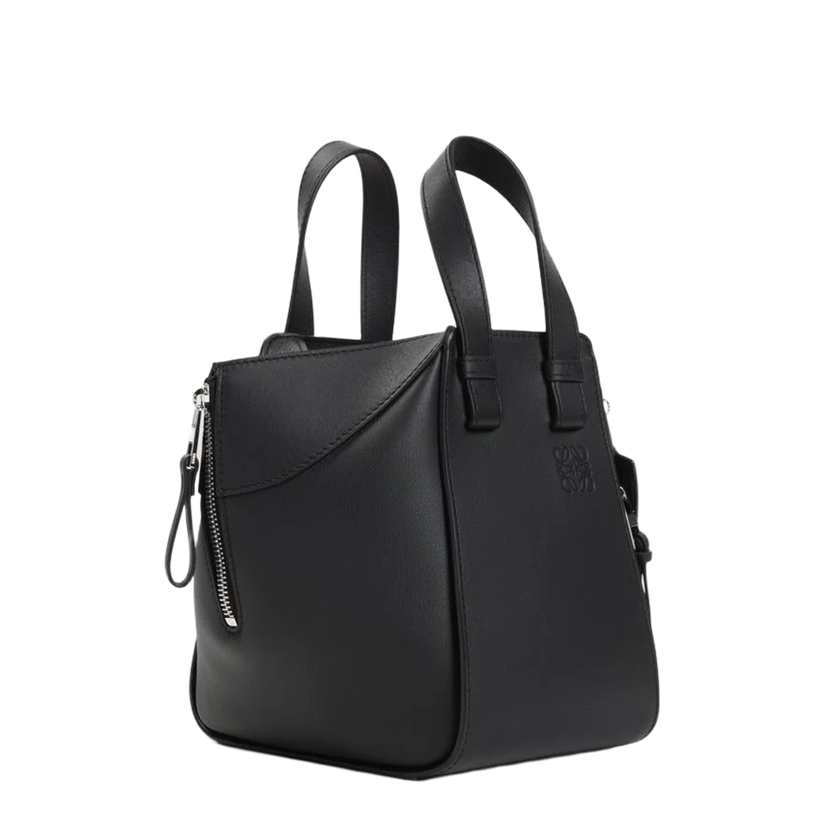 Compact Hammock Bag in Classic Calfskin