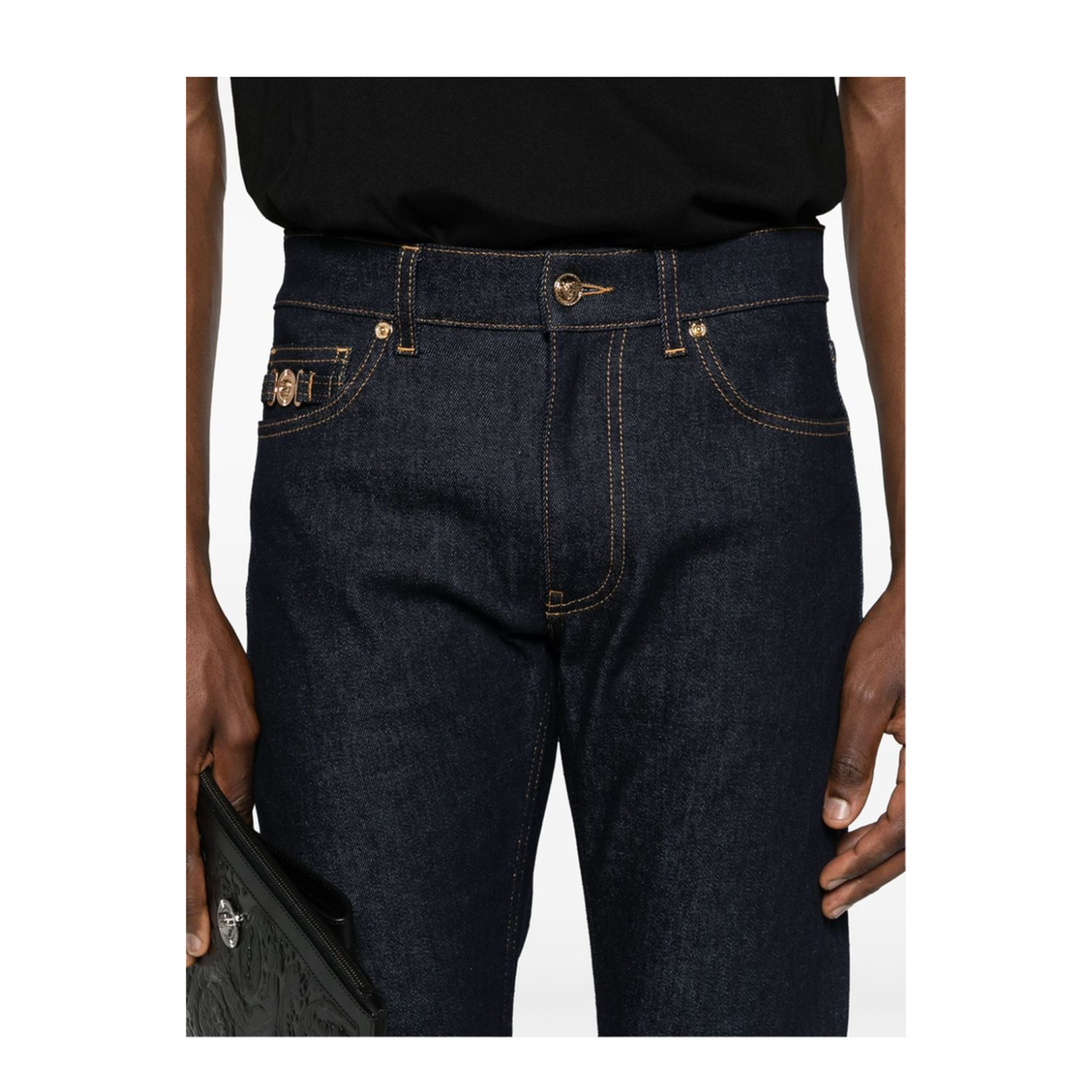 Tapered Leg Jeans