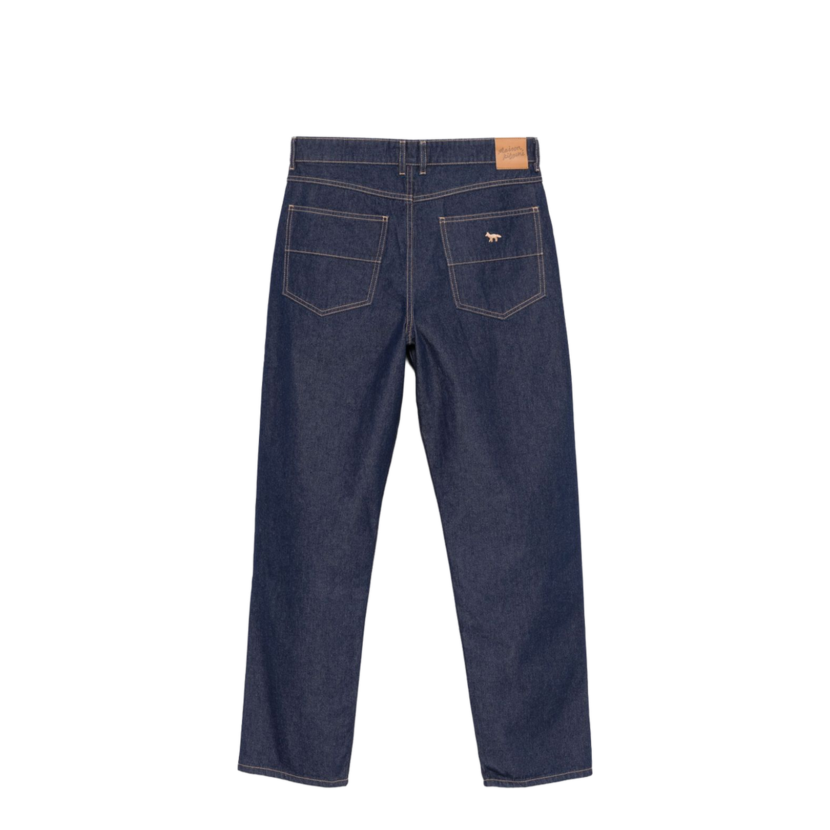 Indigo Blue Denim Straight Leg Jeans