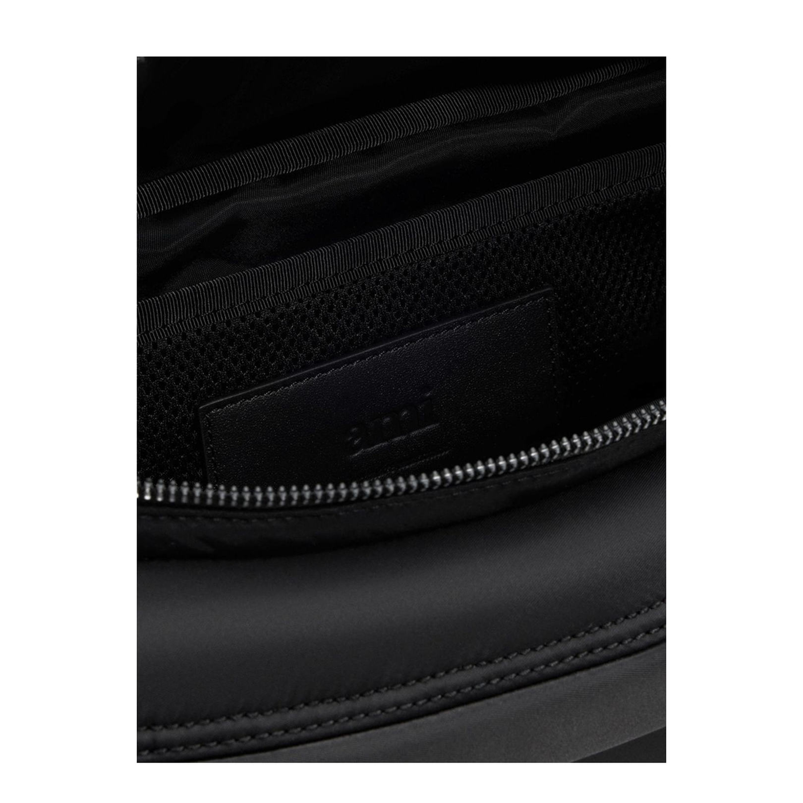 Black Nylon Canvas Bumbag
