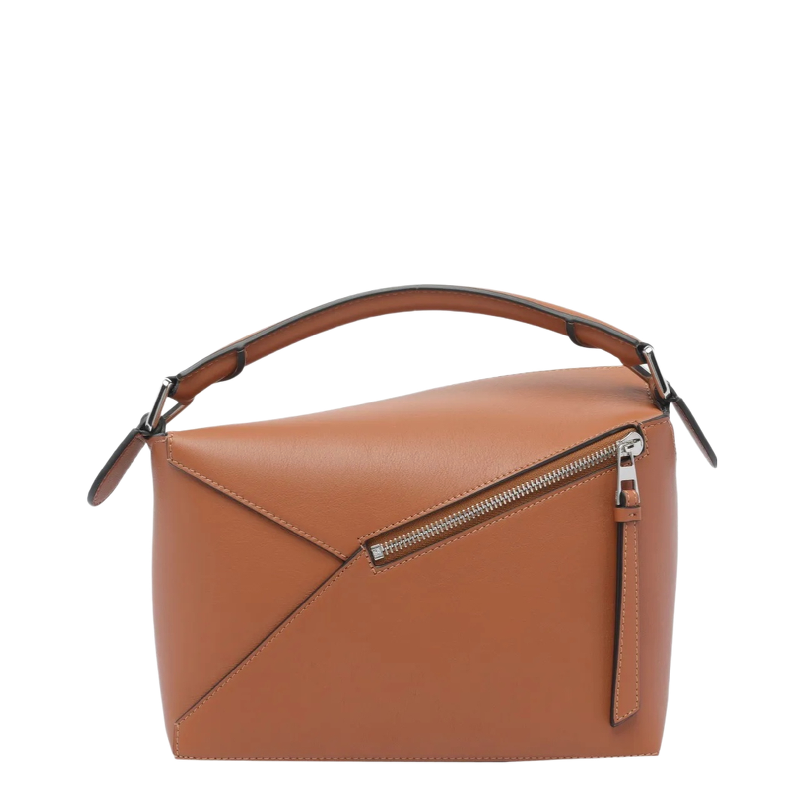Small Puzzle Edge Bag in Classic Calfskin Brown