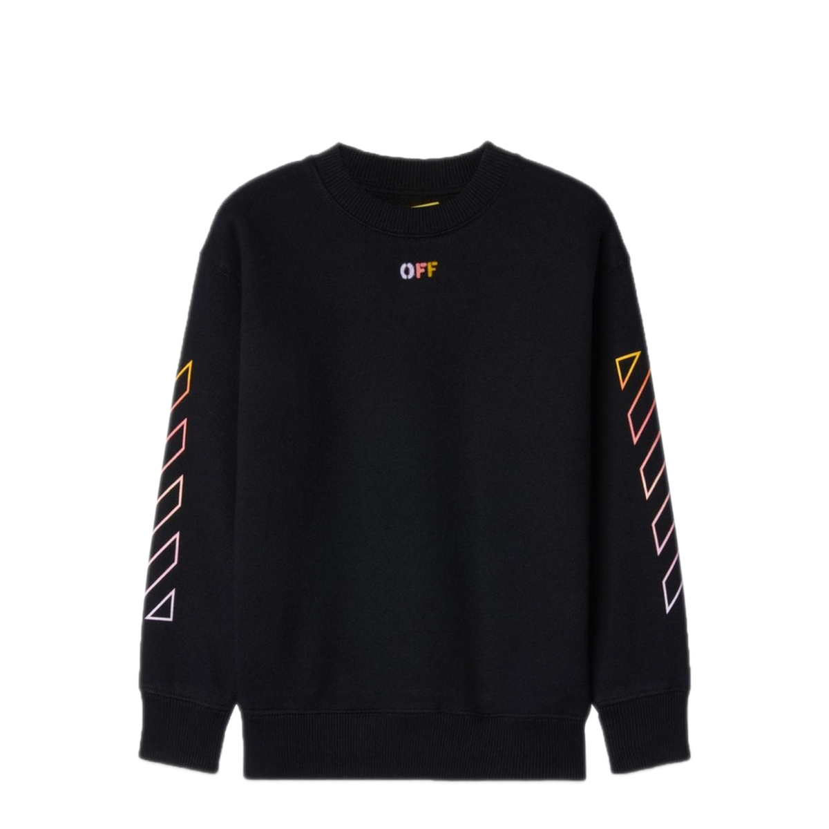 MAYFEYR - Off-White - Arrow Rainbow Crewneck - OGBA001KS24FLE0011084