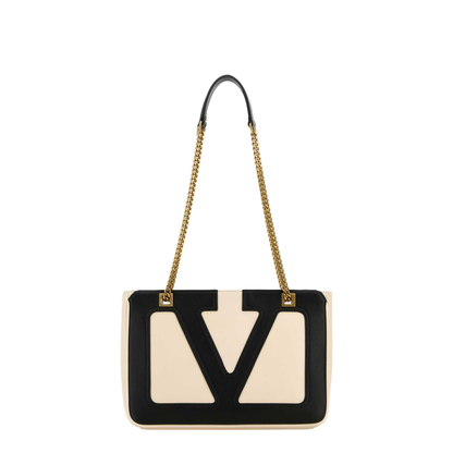Ivory Nappa Leather Small Viva Superstar Shoulder Bag