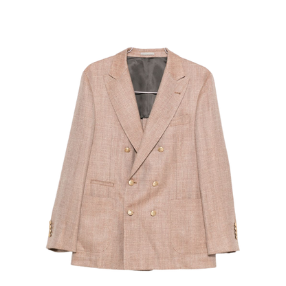 Double Breasted Jacket Orange