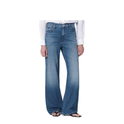 MAYFEYR - Mother - Hit Shuffle Washed Blue Wide Leg Jeans - 12488-1230COHUF