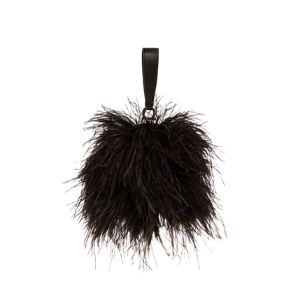 MAYFEYR - Ferragamo - Ostrich Feather Bag - 21A673CLUTCH796620TMORO