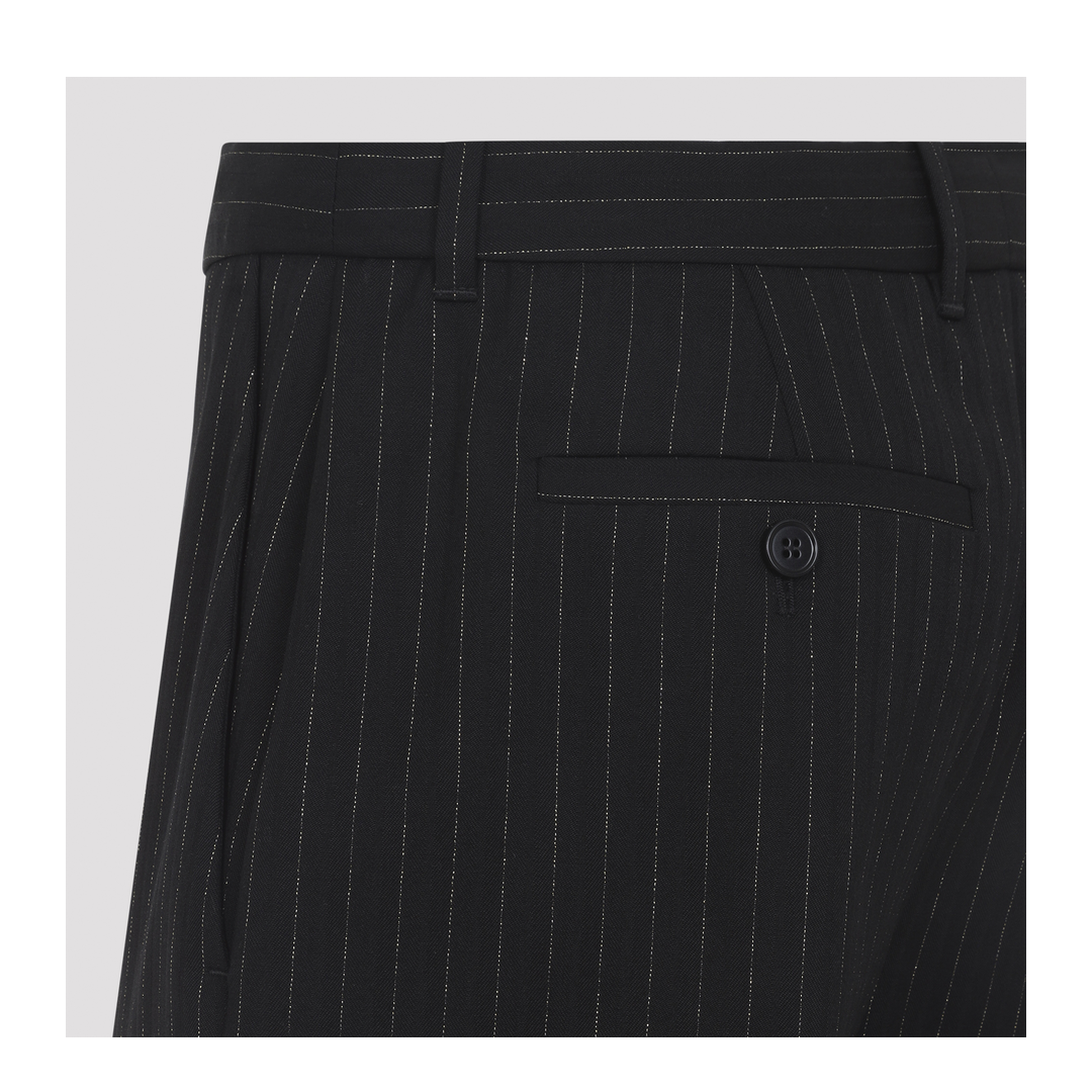 MAYFEYR - Alexander Mcqueen - Pinstripe Lurex Pants - 858326QJAFX1389