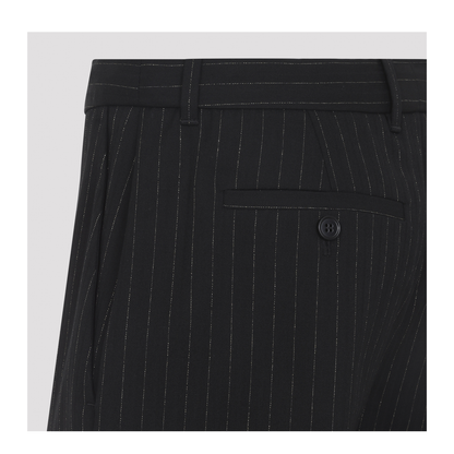 MAYFEYR - Alexander Mcqueen - Pinstripe Lurex Pants - 858326QJAFX1389