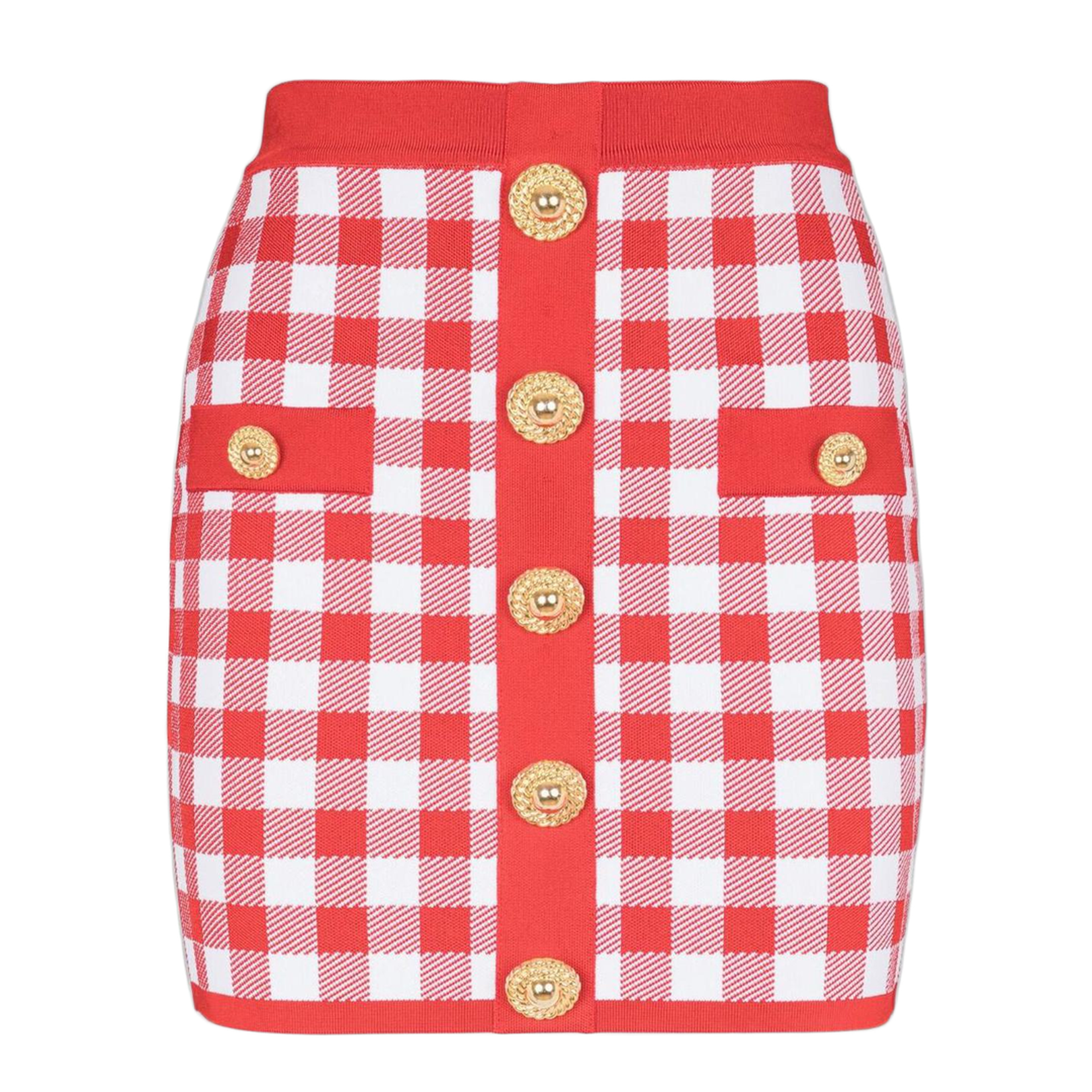 Gingham Mini Skirt