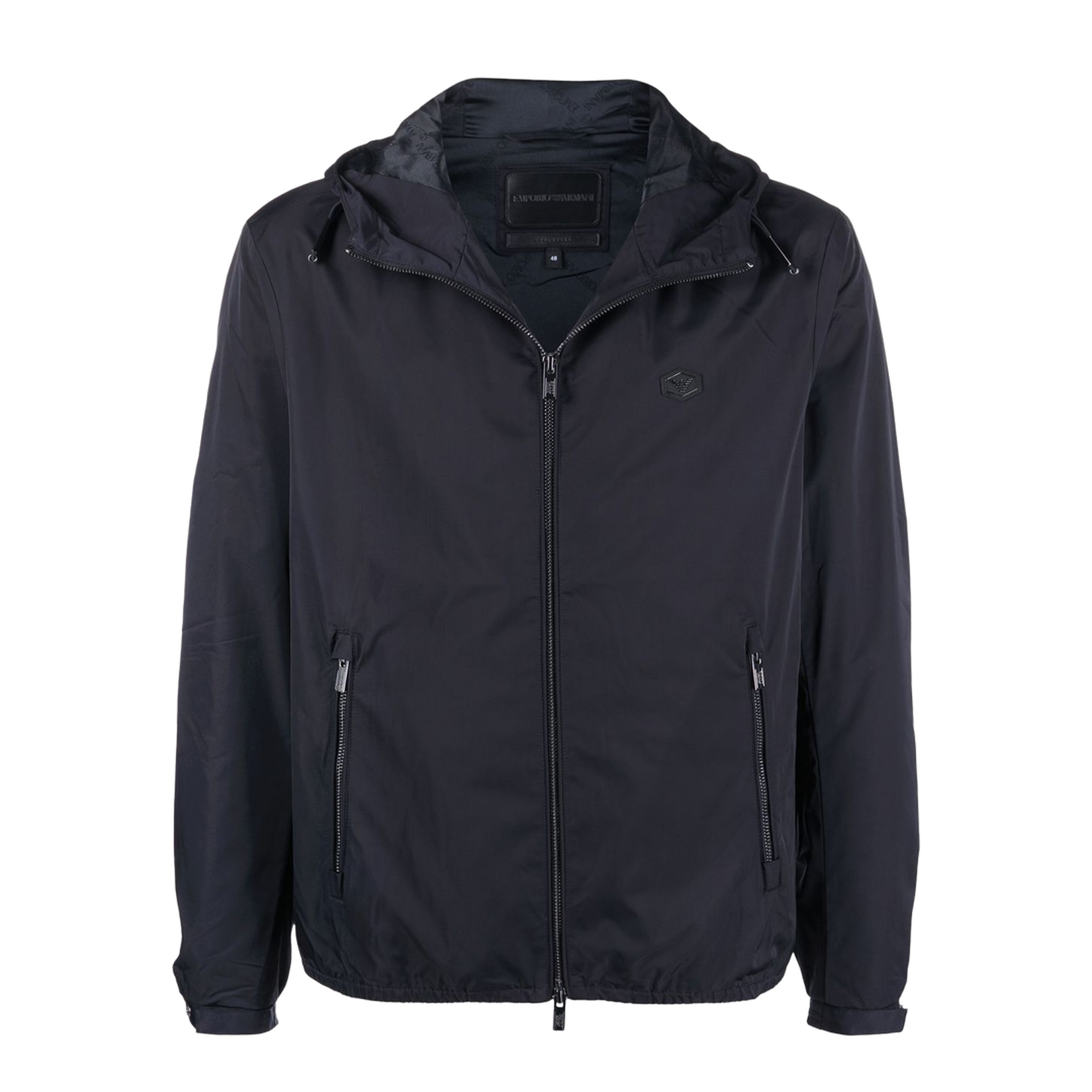 Water-Repellent Hooded Jacket
