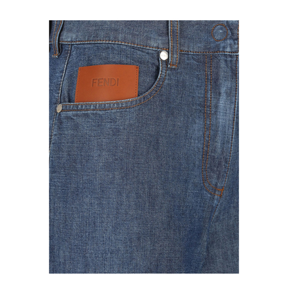 MAYFEYR - Fendi - Chambray Long Jeans - FLP863AW8HF0QB0