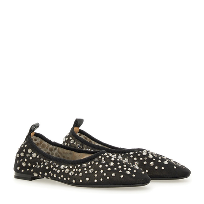 Crystal Ballet Flats