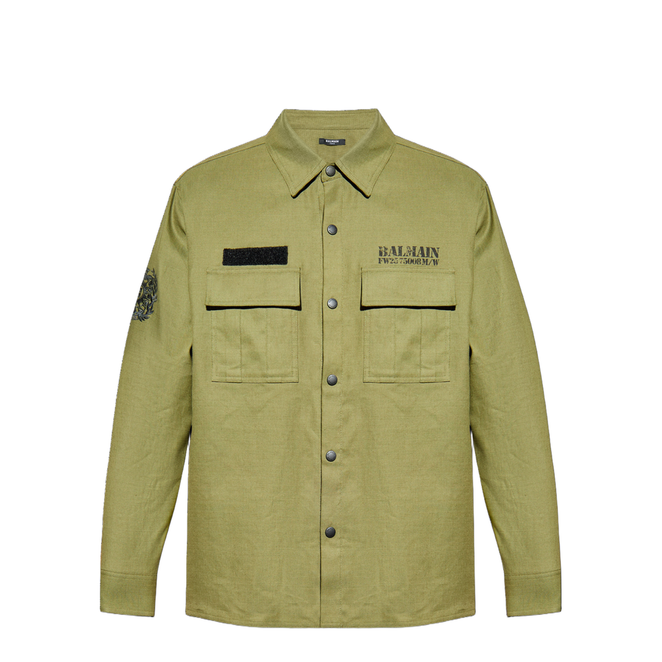 Long Sleeved Logo Printed Shirt