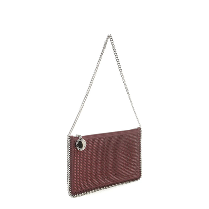 Falabella Polyester Clutch - Bordeaux