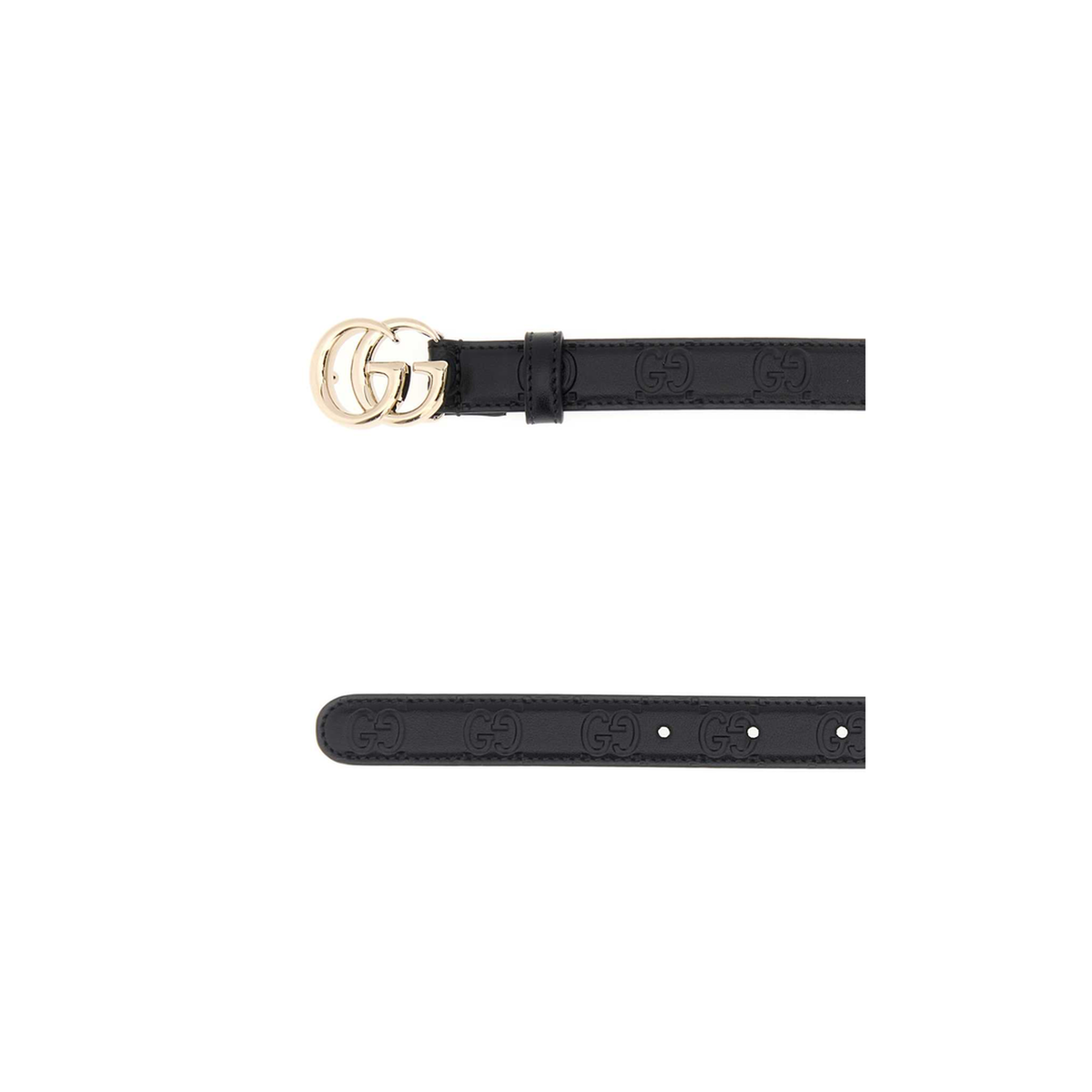 MAYFEYR - Gucci - Black Leather Gg Marmont Belt - 409417AAD5L1000