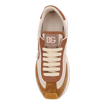 MAYFEYR - Dolce & Gabbana - Cushion Canvas And Suede Sneakers - CS2288A0127