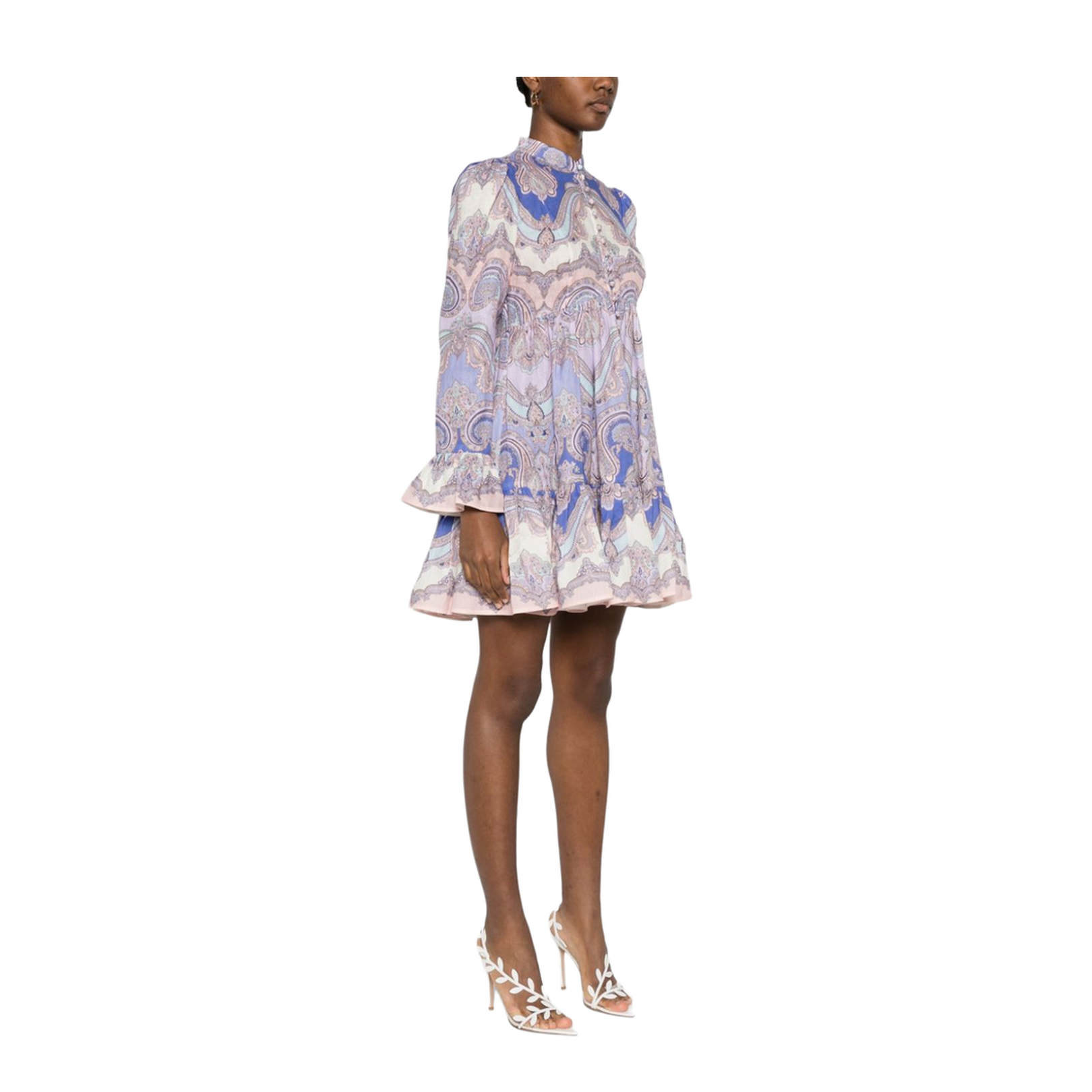 Maxine Printed Linen Mini Dress