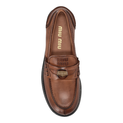 MAYFEYR - Miu Miu - Mocassini Vitello Cerato - 5D773DF020537